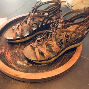 OTBT gladiator style sandals.